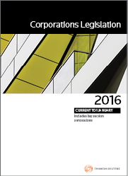 Corporations Legislation - Checkpoint