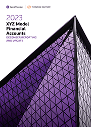 XYZ Model Financial Accounts - December Reporting and Update