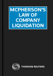 McPherson's Law of Company Liquidation - Checkpoint