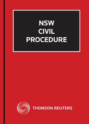 NSW Civil Procedure - eSub