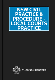 NSW Civil Practice & Procedure - Local Courts eSubscription