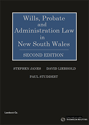Wills, Probate and Administration Law in NSW 2e - eBook
