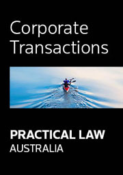 Practical Law Australia - Corporate Transactions