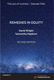 Remedies in Equity 2nd Edition - The Laws of Australia  Book & eBook