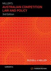 Miller's Australian Competition Law & Policy 3rd Edition Book + eBook