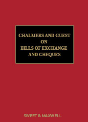 Chalmers & Guest on Bills of Exchange 19th Edition