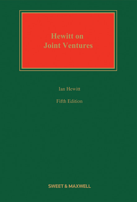 Hewitt on Joint Ventures 7th Edition