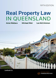 Real Property Law in Queensland Fifth Edition - Book