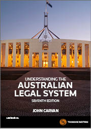 Understanding the Australian Legal System 8th Edition - Book + eBook