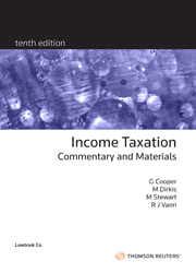 Income Taxation Commentary and Materials Tenth Edition eBook