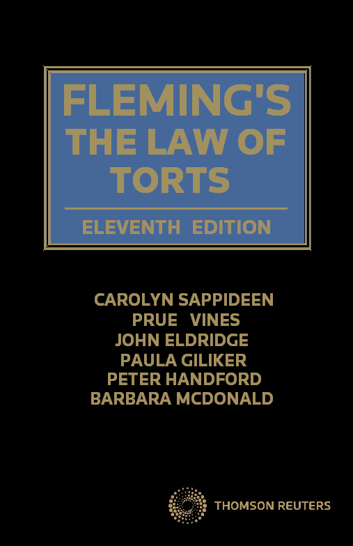 Fleming's Law of Torts 11th Edition  Softcover + eBook