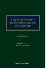 Sinclair on Warranties on Share and Asset Sales 12e Book + eBook