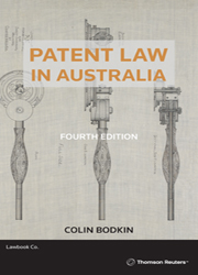 Patent Law in Australia Fourth Edition - Book