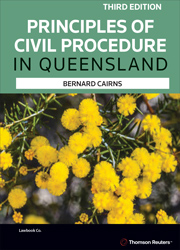 Principles of Civil Procedure in Queensland 3e eBk