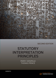 Statutory Interpretation Principles Third Edition