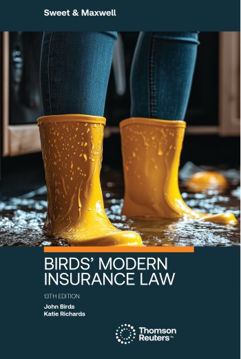 Birds' Modern Insurance Law 13th Edition