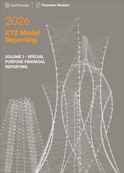 XYZ Model Reporting - Volume 1 Special Purpose Financial Reporting 2026