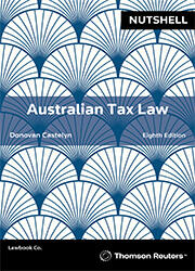 Nutshell Australian Tax Law Eighth Edition