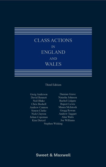 Class Actions in England & Wales 3rd Edition
