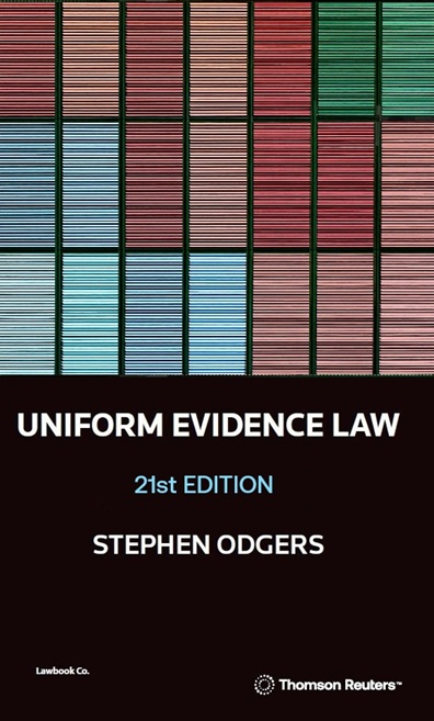 Uniform Evidence Law 21st Edition - Book