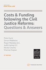 Hurst: Civil Costs 7th Edition
