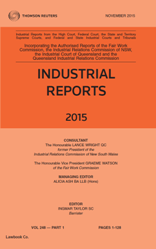 Industrial Reports Parts and Bound Volumes