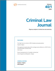 Criminal Law Journal: Bound Volumes