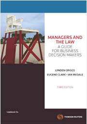 Managers & the Law A Guide for Business Decision Makers, 3rd Edition